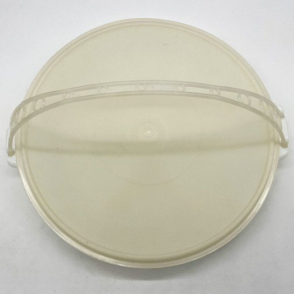 Tupperware 13" White 6 Way Storage/Snack/Veggie Container Removeable Handle/Lid - Picture 1 of 7